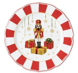 Hutschenreuther Weihnachtskollektion Christmas Love red Teller flach 22 cm