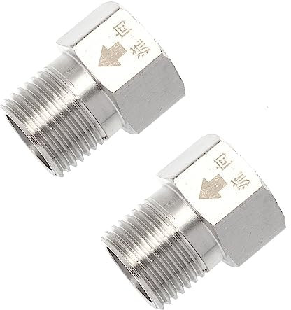 Cabilock 2stücke Einwegventile Aus Kupfer Für Wasserrohre Kompatibel Mit Wasser Benzin Und Öl Schnelles Abkuppeln Ohne Werkzeug Auslaufsichere Verbindung Langlebiges Material