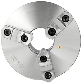 Mandril de torno de 200 mm, mandril metálico autocentrante de 3 mordazas, mandril de desplazamiento K11-200(K11-200)