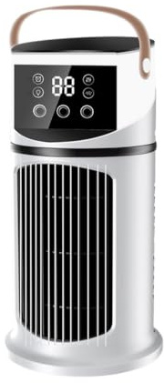 Air Conditioning Fan - Cooling Fans That Blow Cold Air | Quiet Evaporative Humidifier With Timer & Remote | 9-Speed Machine LED Lighted Misting Cooler For Bedroom Office Dorm