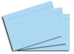 300 Karteikarten in A6 blau liniert von Herlitz [Sparpaket]