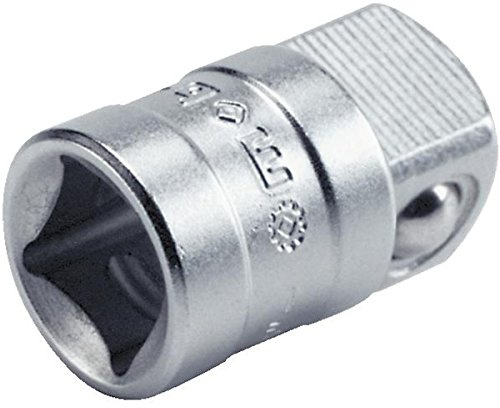 Peddinghaus 929A160201 Screwdriver Socket Flat-Head, Silver, 10 mm, 1/2