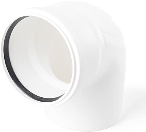 CONEL DRAIN DN 90 87 Grad, Polypropylen (PP), Weiß, 45 cm, 90 mm, 5 mm Wandstärke, 1er Pack