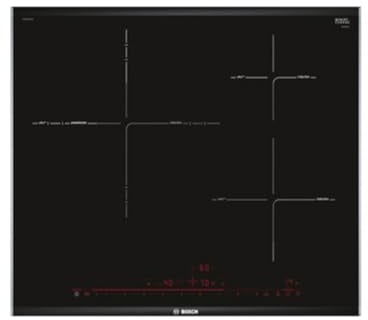 Bosch PID675DC1E - Serie | 8 Placa de inducción, Negro, 60 centimeters, 3 zonas I Gran zona 32 cm, Premium
