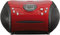 Lenco SCD-24 Digitale Nero, Rosso