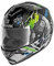 SHARK Herren NC Motorrad Helm, Schwarz/Blau/Grun, S