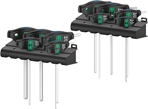Wera 05023451001 454/10 HF Set Imperial 1, Quergriff-Schraubendrehersatz, zöllig, 10-teilig