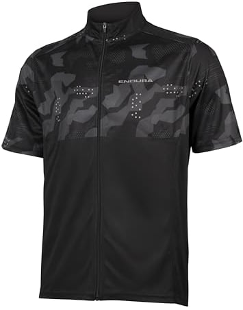 Endura Hummvee Ray II Kurzarm Jersey für Herren, Schwarz, L