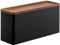 YAMAZAKI Home Rin Stapelbox für Uhren und Zubehör, Schmuckkästchen für Brillen, 2 Ebenen, 2 Ebenen, Schwarz