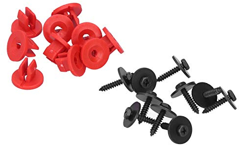 Akozon Motorunterboden-Clips Unterbodenabdeckung, Clips für die Abdeckung des Motorunterbodens Befestigungselemente der Unteren Abdeckung Ersatz Passend für Focus MK2 MK3/Mondeo MK3
