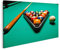Prime Bild auf Leinwand Billard Tisch Billardkugeln Snooker Wandbild Poster Kunstdruck Bilder