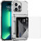 ACANDYA for iPhone 13 Pro Max Case Wallet Clear Protective Phone Case with Credit Card Holder Heavy Duty Protection Shockproof Anti-Scratch Anti-Yellow Cover for iPhone 13 Pro Max 6.7 inch Transparent