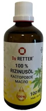 Kaltgepresstes Rizinusöl 100ml - 100% Rein & Natürlich - Für Haut, Haare, Wimpern & Augenbrauen, Hochwertiges Rizinusöl für strahlende Schönheit - Vegan, Unraffiniert & Hexanfrei 100ml