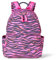 Amazon Essentials Unisex Kinder Rucksack aus Nylon, Hellrosa Zebrastreifen, Einheitsgröße