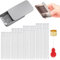 Set di 40 aghi da cucito a mano con ago e cuscinetto magnetico, aghi in acciaio inox in 4 misure, per ricamo, progetti artigianali e fai da te