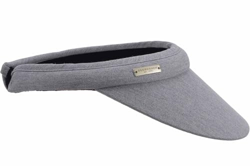 Seeberger Azalee Visor Baumwolle Baumwollvisor Sonnenvisor Sonnenschutz Blendschutz Strandvisor Damenvisor Mit Schirm - One Size rauchgrau