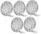 Warmhm 5 Pièces Spatule à gelée Ménage Pratique outil grattoir scrapper cool gadgets chinois trancheuse de gelée gadgets maison chinois Acier inoxydable Silver