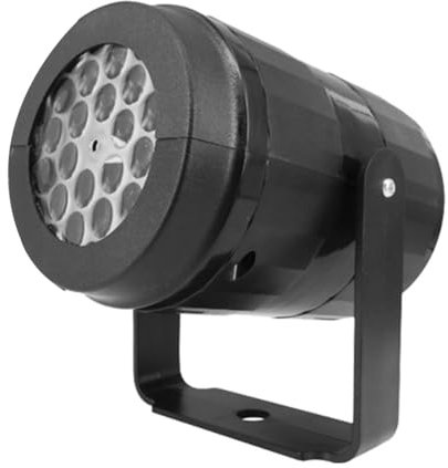 Heilanole Proiettore LED di Natale 16 Modelli, Luce del Proiettore A LED 16 Modelli, Pattern Rotanti di Natale, Alimentazione USB 5V, Luce da Palco per Festività Natalizie, Carnevale, Giardino.