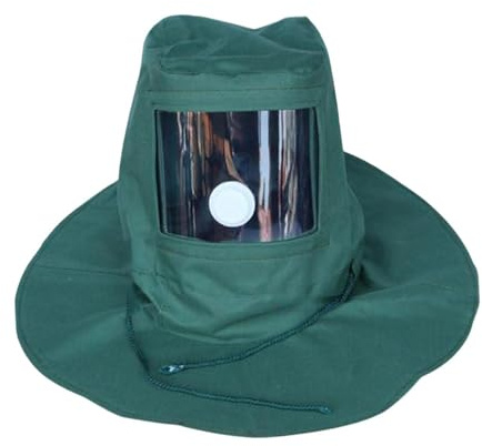 SylvaLexis Sandstrahlhaube – Segeltuch-Staubmaske zum Schleifen und Polieren (50 cm)