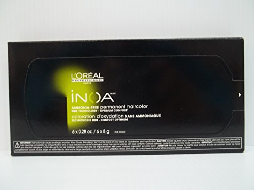 L'Oréal Professionnel INOA 6x8g - Ammoniakfrei, Gel, Grauhaarabdeckung bis zu 70%