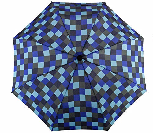 EuroSCHIRM Swing Liteflex blau, blau Marino Fiberglas Polyester Full-Sized Rain Umbrella