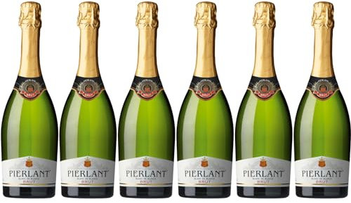 PIERLANT - Vin Effervescent Blanc de Blancs Brut (6 x 0,75 L)