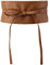 Acecharming Damen gürtel PU Leder Taillengürtel Breiter Obi Gürtel zum Dekorativer Gürtel Party Gürtel Schnüren Hüftgürtel Kleidgürtel Mode Taillengürtel (Braun)