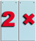 Herlitz Trennstreifen, 240 x 105 mm, Kraftkarton, durchgefärbt, gelocht (Blau / 2er Pack)