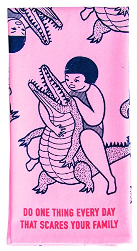 Blue Q Funny Dish Towel - Screen-Printed Cotton Kitchen Towels - Scares You