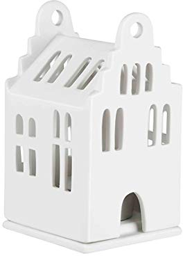 Räder - Mini Lichthaus Giebelhaus, weiß 6 x 6 5 x 11 cm