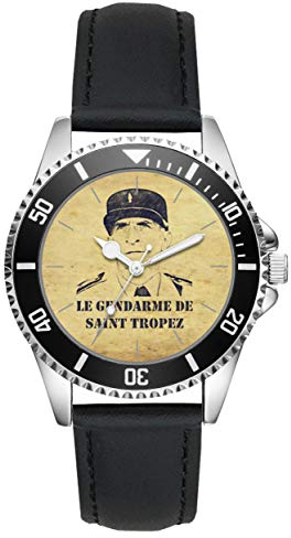 Herren Armbanduhr Geschenk für Louis de Funes Fantomas Balduin Gendarm Saint Tropez Kult Analog Uhr L-20080