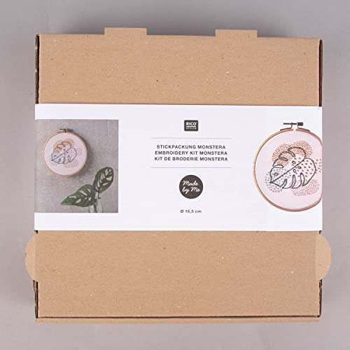Rico Design Stickpackung Monstera 15,5cm