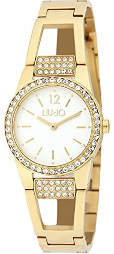 Liu Jo Damen Analog Quarz Uhr mit Edelstahl Armband TLJ1900