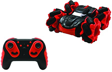 Lexibook, Crosslander® Slide, Voiture télécommandée, jusqu'à 12km/h, 4 Roues motrices, reversibles, Cascades démentes à 360°, Effets Lumineux, Rechargeable, RC58