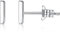 LUCKMORA Silber Stab Ohrringe 925 Sterling Silber Ohrstecker Kleine Knorpel Tragus Ohrringe für Damen Mädchen Runde (Bar-7mm)