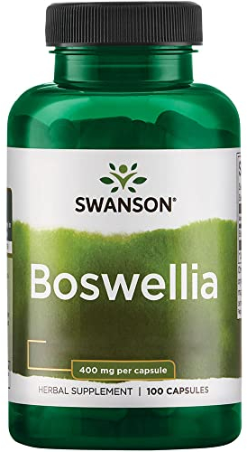 Swanson, Boswellia, 400mg, Frankincense Resin, Boswellia serrata, 100 Capsules, Soy Free, Gluten Free, Non-GMO