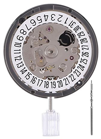 CIWEI 24 NH35A NH35 6 O'Clock Mechanische Armbanduhr, automatisch, Uhrwerk 21600 Bph, Schwarz, Datum Fenster, Wie abgebildet