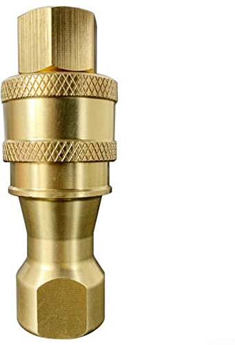 Coupleur d'air et kit de prise, raccord hydraulique en laiton à dégagement rapide pour BSP raccord hydraulique 1/8-3/4 – Ensemble de connexion rapide industriel de type D