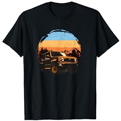 Retro-Vintage-Stil passend für Jimny GJ JB74 Fans Offroad T-Shirt