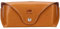 Solo Pelle Custodia per occhiali ROAN in vera pelle, custodia per occhiali da sole con chiusura magnetica, marrone cognac., Taglia unica