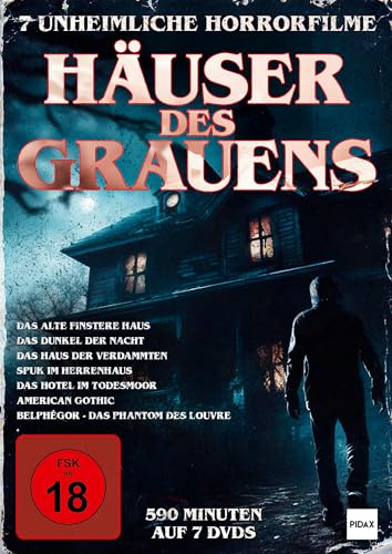 Häuser des Grauens / 7 unheimliche Horrorfilme (u.a. mit Christopher Lee, Peter Cushing und Boris Karloff)