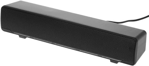 Altavoz de PC, Altavoz de Ordenador con Cable USB y Audio de 3,5mm, Subwoofer estéreo, Potente Reproductor de música, Caja de Sonido Envolvente de Graves for PC y portátil