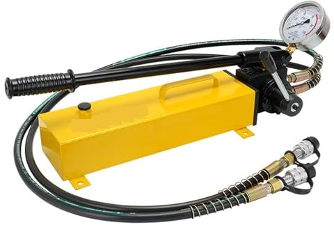 Pompa Manuale A Doppio Effetto Con Manometro Pompa Idraulica Ad Alta Pressione For Utensile Idraulico