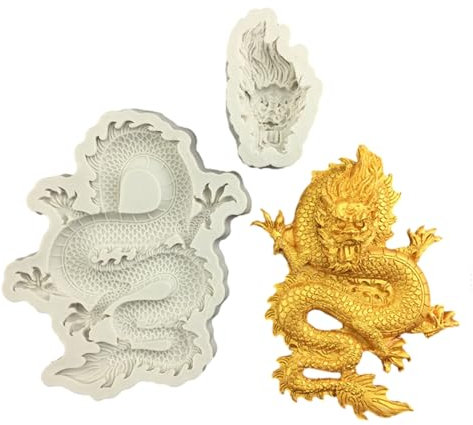 Drachen Dessertformen Drachenförmige Silikon Backformen Schokoladenformen Kuchendekorationswerkzeug Für Küchenbacken Drachenkuchenformen Zum Geburtstag