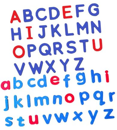 CIYODO 2sätze Kühlschrank-Magnete Mit Alphabet-magneten Und Großbuchstaben-magneten Für Kühlschrank Und Tafeln Zum Befestigen Von Notizen Lernen Von Englischen Buchstaben