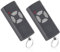 AKVF Télécommande Porte de Garage pour Hormann HSE2-40, HSM4-40, HS4-40, HSE4-40, HSM2-40, HS2-40 40,685MHz Boutons Gris, Lot de 2
