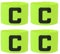 GXGM 4 STK Kapitänsbinde Fußball Armbinde Erwachsene Junior Verstellbare Captain Armband Elastic Kapitäns Armbinden Fußball Armband Gummizug Spielführerbinde für Herren Mädchen Viele Sportarten