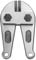sourcing map Bolt Cutter 30 Replacement Jaws Blade Cutter Hand Alloy Steel Blade Cutter Tools Part for Wire Fence Screw Cutting Chain