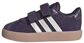 adidas Mixte bébé VL Court 3.0 Shoes Infants Chaussures, Aurora Plum/Zero Metalic/Pink Gum, 25 1/2 EU
