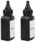 2 Stück Schwarzes Toner-Nachfüllpulver, 200 G, Verbesserter Schwärzungswert, Einfache Befüllung, Kompatibilität mit E210, E230, E260, E350